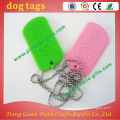 pets id card necklace pvc dog tags for pets